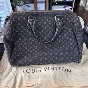 Authentic LOUIS VUITTON Monogram Mini Lin Speedy 30